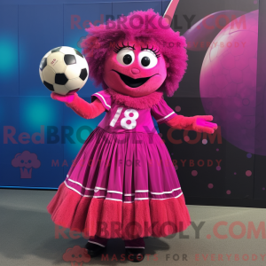 Magenta Juggle mascot...