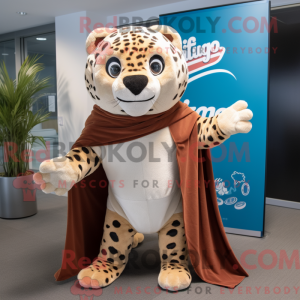 Tan Jaguar mascottekostuum...