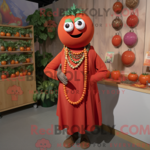 Rust Tomato maskot drakt...