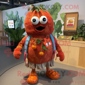 Rust Tomato mascot costume...