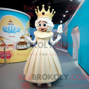 Cream Queen mascot costume...