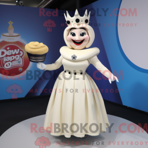 Cream Queen mascot costume...
