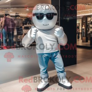 Sølv boksehandske maskot...