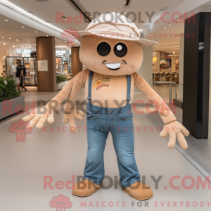 Tan Spider-maskotdraktfigur...