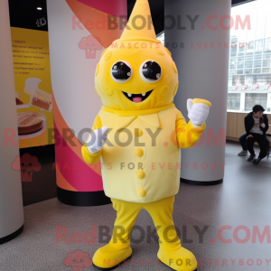 Yellow Ice Cream mascot...