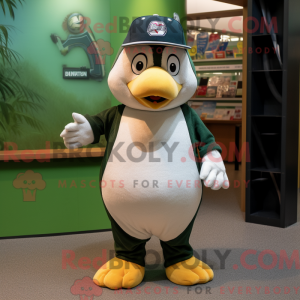Olive Penguin mascot...