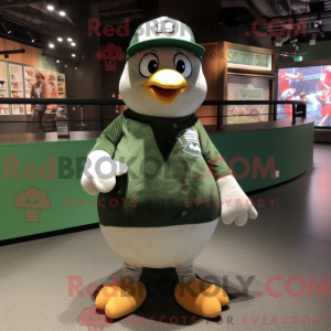 Olive Penguin mascot...