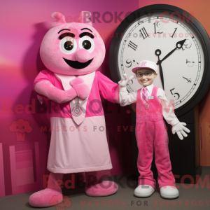 Disfraz de mascota de reloj...