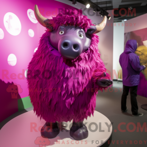 Postava maskota Magenta...