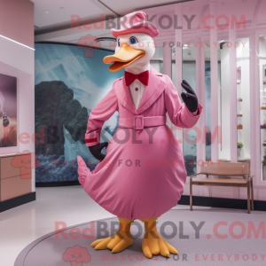 Maskottchenkostüm Pink...