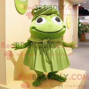 Máscara de sapo Olive Frog...