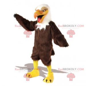 Sehr fröhliches Adler-Maskottchen - Redbrokoly.com