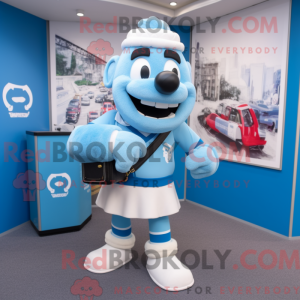 Sky Blue Camera mascot...