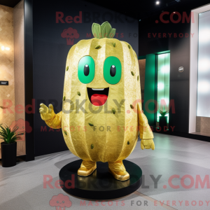 Gold Watermelon mascot...