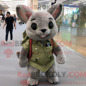 Olive Chinchilla mascot...
