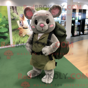 Oliven Chinchilla maskot...