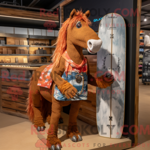 Rust Horse Maskottchen...
