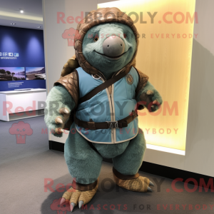 Glyptodon mascot costume...