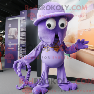 Lavender Octopus mascot...