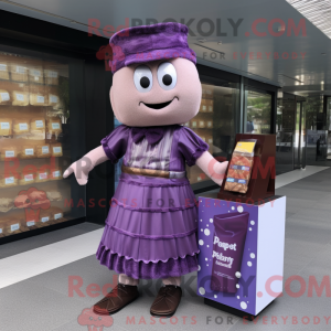 Barras de chocolate roxas...