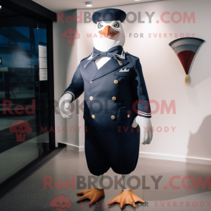 Navy Pigeon mascot costume...