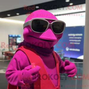 Magenta Ice Maskottchen...