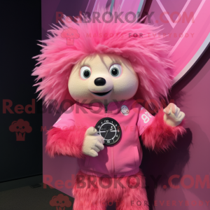 Pink Porcupine mascot...