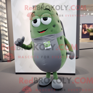 Gray Cucumber mascot...