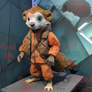 Rust Pangolin mascot...