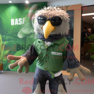 Green Haast S Eagle maskot...