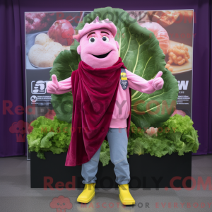 Magenta Caesar Salad maskot...