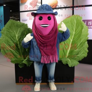 Magenta Caesar Salad mascot...