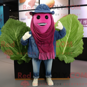 Magenta Caesar Salad maskot...