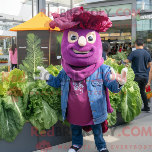 Magenta Caesar Salad mascot...