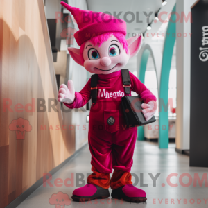 Disfraz de mascota Magenta...
