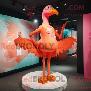 Máscara de Flamingo Laranja...