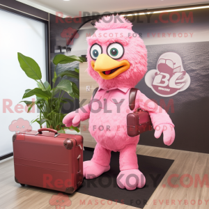 Pink Fried Chicken mascot...