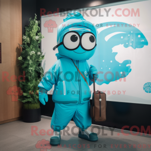 Cyan Ramen mascot costume...