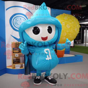 Cyan Ramen mascot costume...