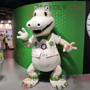 Cream Crocodile mascot...