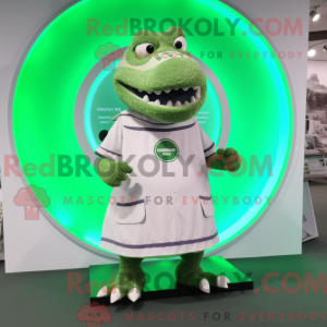 Cream Crocodile mascot...