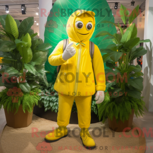 Lemon Yellow Spinach mascot...