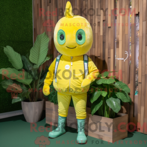 Citrongul spinat maskot...