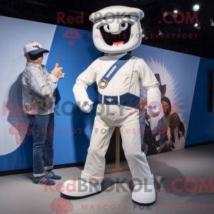 Cream Knife Thrower mascot...