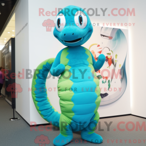 Costume mascotte de Serpent...