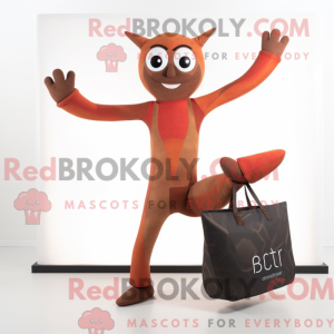 Rust Acrobat maskot kostume...