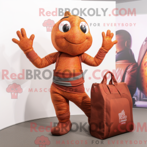 Rust Acrobat maskot kostume...