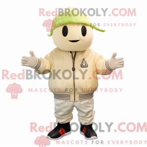 Cream Melon mascot costume...