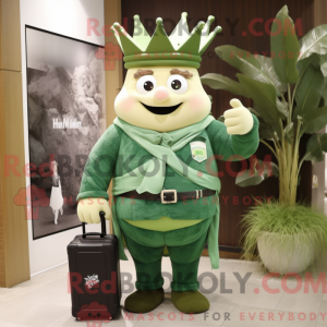 Forest Green King máscara...