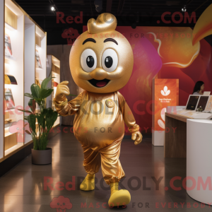 Personaggio mascotte Gold...